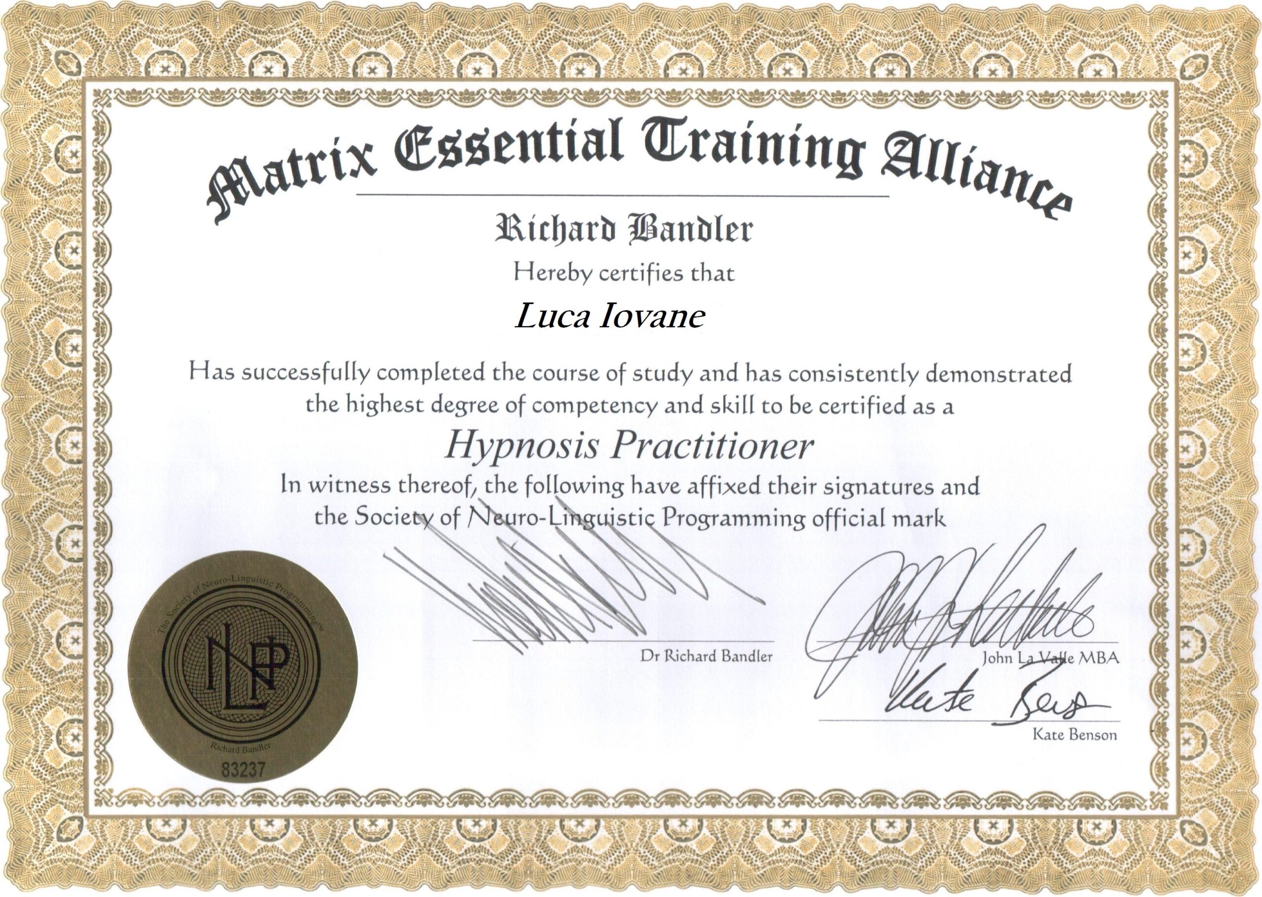 Hypnosis Practitioner